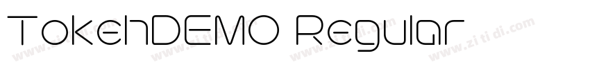TokehDEMO Regular字体转换